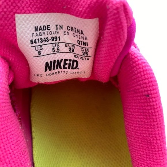Nike Sneakers Size 8 Hot Pink - Picture 5 of 7
